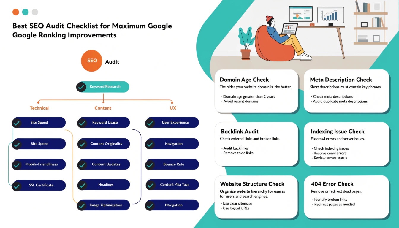 Best SEO Audit Checklist for Maximum Google Ranking Improvements