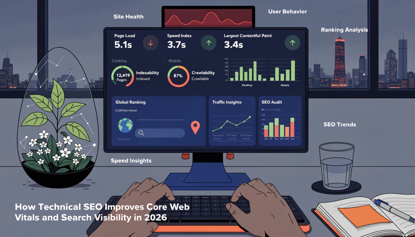 How Technical SEO Improves Core Web Vitals and Search Visibility in 2026